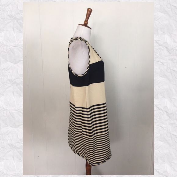 Ali Ro Striped Scoop Neck Sleeveless Shift Dress - Picture 3 of 7